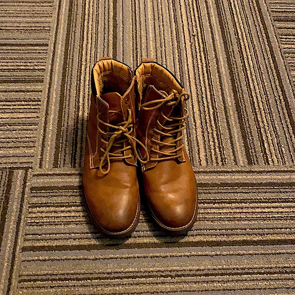 Bruno Marc New York dress boots Brown, Size US 9.5